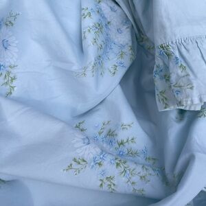 Rachel Ashwell, shabby chic, blue corsage, queen, duvet, with 2 standard shams